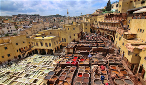 Xưởng thuộc da Chouara: “họa phẩm” chỉ có ở Maroc