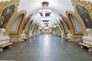 Tàu điện ngầm Moscow - Cung điện dưới lòng đất